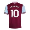 West Ham United L. Paqueta 10 Hjemme 2024-25 - Herre Fotballdrakt